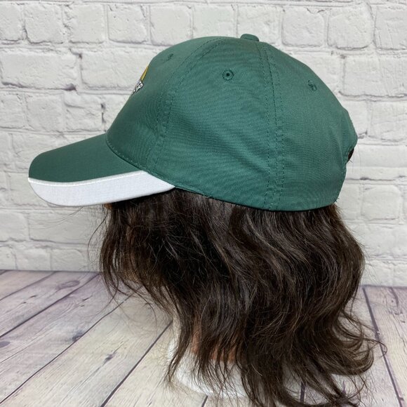 Quaker State Baseball Hat Cap Strap Back Green White Adjustable Racing Gear Oil - Picture 2 of 8